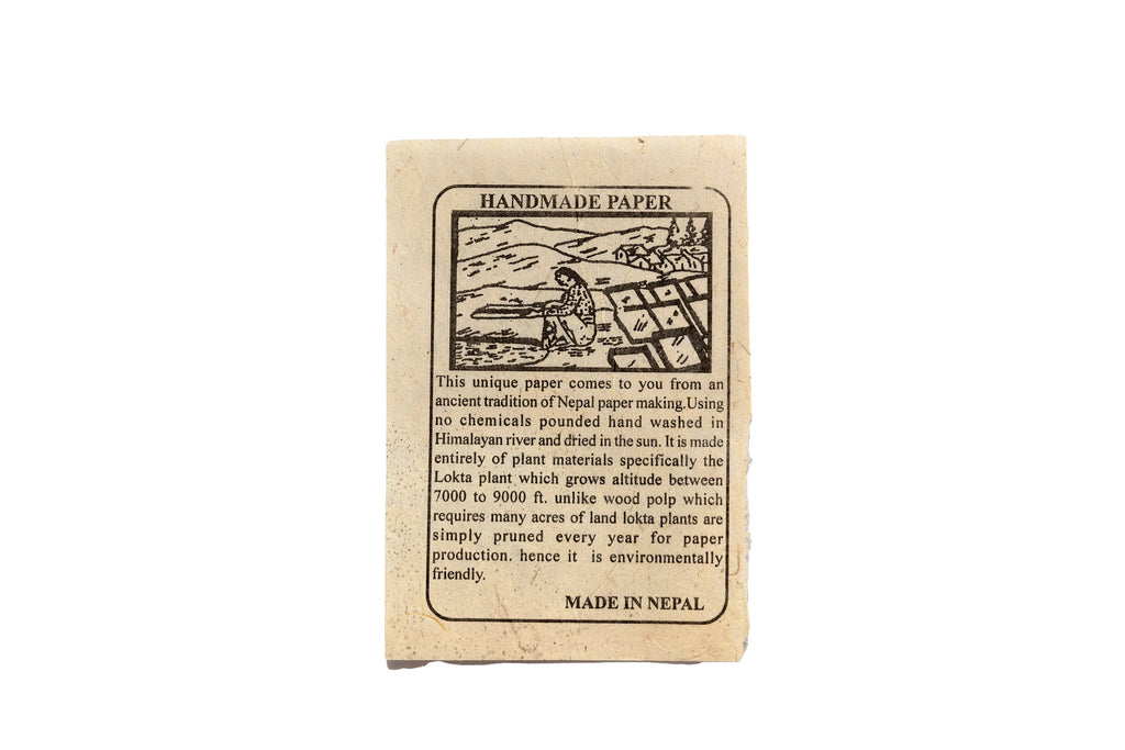 PRIDE Handmade Lokta Paper Notebook: Travel Journal Sketchbook